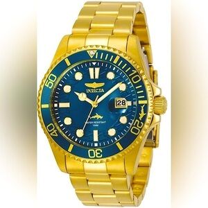 Men’s Invicta Pro Diver Quartz Watch Gold 30024